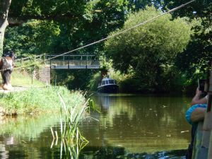 Peaceful scene along the canal