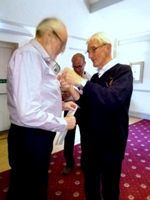 Induction of new Lion Norman Denham Induction of new Lion Norman Denham