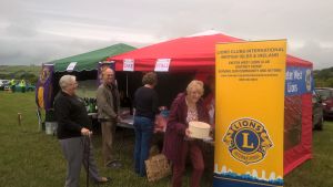 Members preparing the stalls